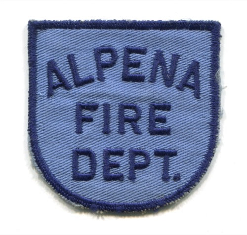 Alpena Fire Department Patch Michigan MI