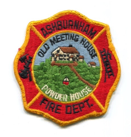 Ashburnham Fire Department Patch Massachusetts MA