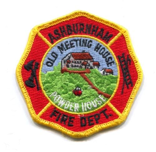 Ashburnham Fire Department Patch Massachusetts MA