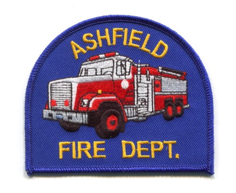Ashfield Fire Department Patch Massachusetts MA