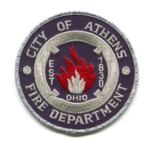 Athens Fire Department Patch Ohio OH