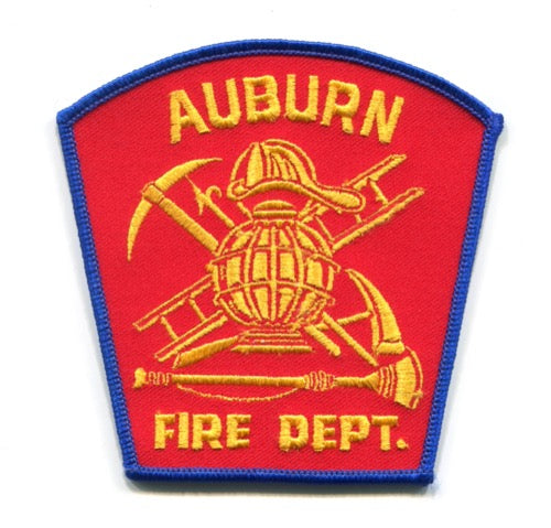 Auburn Fire Department Patch Maine ME