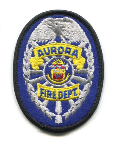 Aurora Fire Department Patch Colorado CO