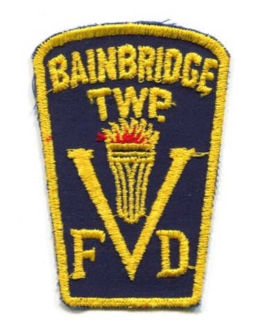 Bainbridge Township Volunteer Fire Department Patch Ohio OH