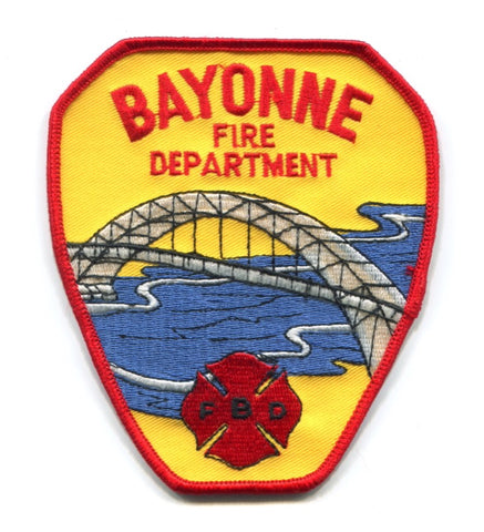 Bayonne Fire Department Patch New Jersey NJ