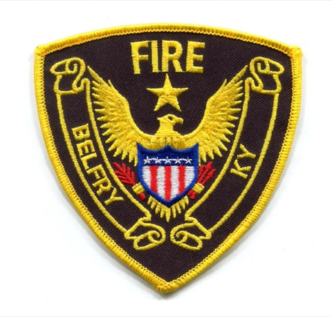 Belfry Fire Department Patch Kentucky KY