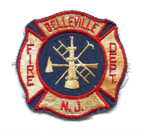 Belleville Fire Department Patch New Jersey NJ