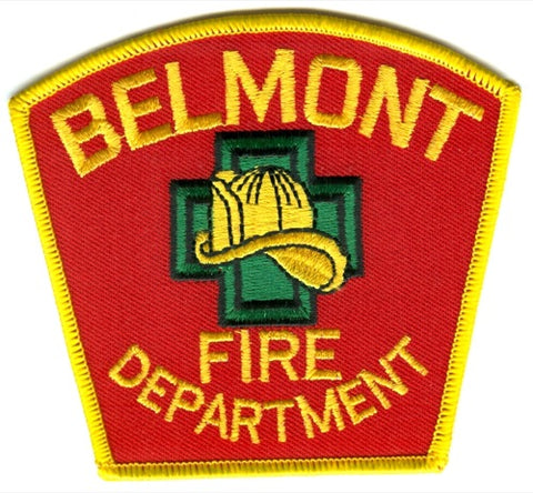 Belmont Fire Department Patch Massachusetts MA