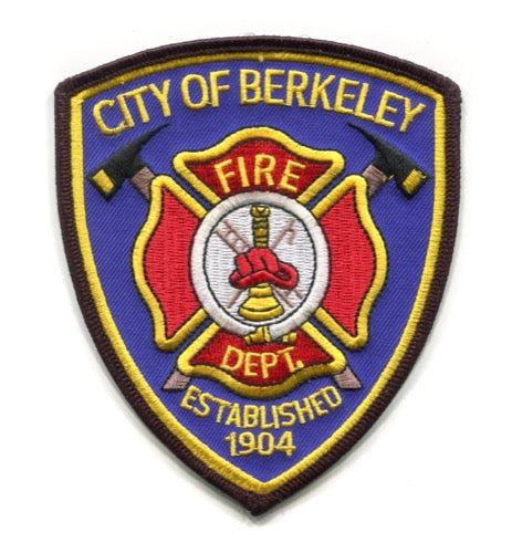 Berkeley Fire Department Patch California CA