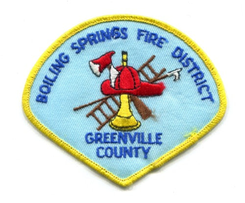 Boiling Springs Fire District Greenville County Patch South Carolina SC