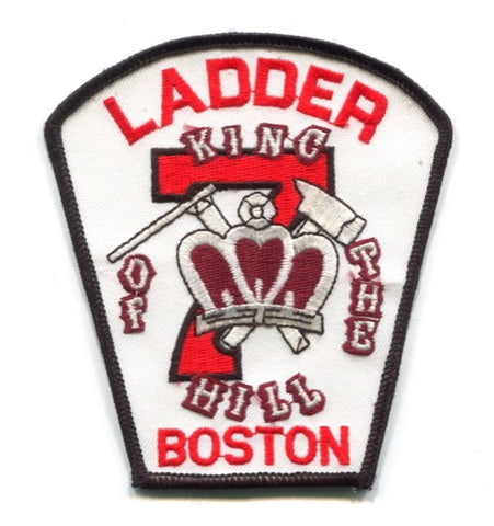 Boston Fire Department Ladder 7 Patch Massachusetts MA