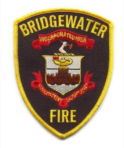 Bridgewater Fire Department Patch Massachusetts MA