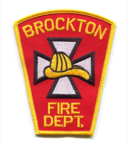 Brockton Fire Department Patch Massachusetts MA