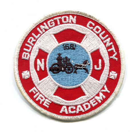 Burlington County Fire Academy Patch New Jersey NJ