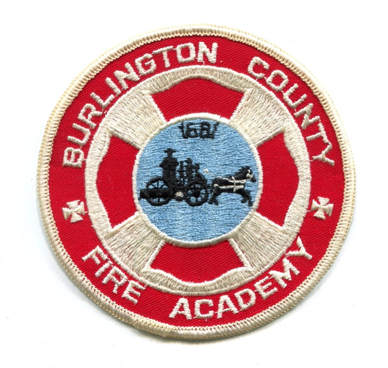 Burlington County Fire Academy Patch New Jersey NJ