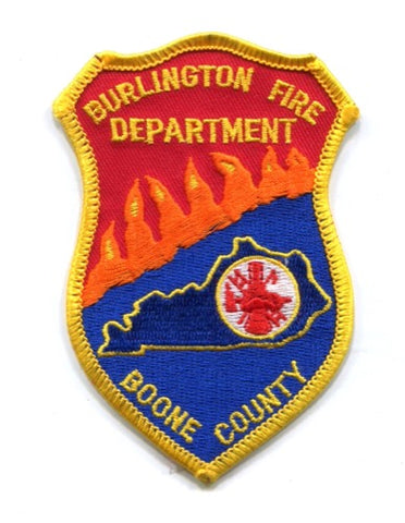 Burlington Fire Department Boone County Patch Kentucky KY v2