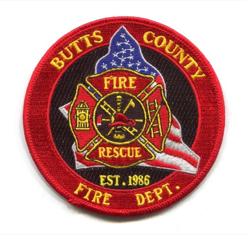 Butts County Fire Rescue Department Patch Georgia GA