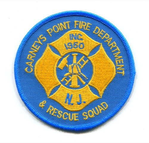Carneys Point Fire Department and Rescue Squad Patch New Jersey NJ