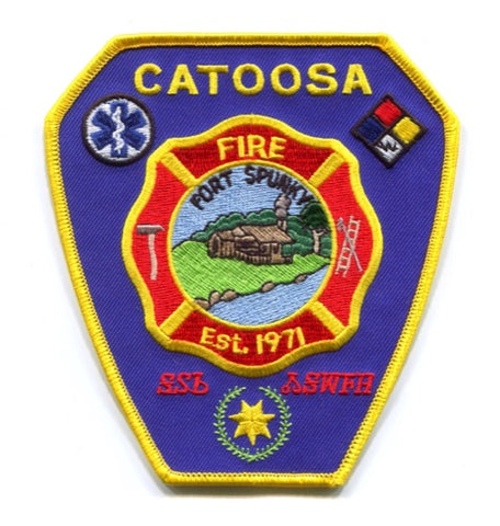 Catoosa Fire Department Patch Oklahoma OK