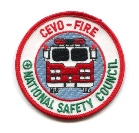 CEVO Coaching the Emergency Vehicle Operator Fire Patch Illinois IL