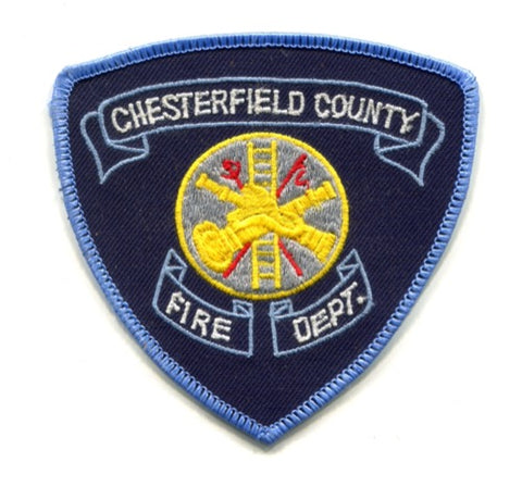 Chesterfield County Fire Department Patch Virginia VA