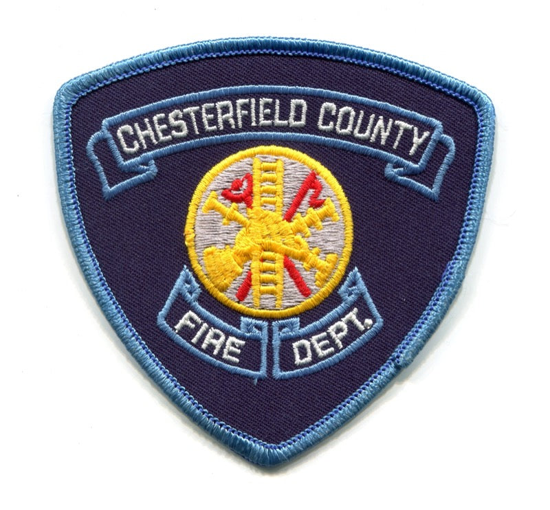 Chesterfield County Fire Department Patch Virginia VA