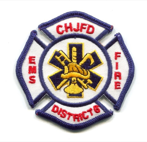 Clinton Highland Joint Fire District 6 Patch Ohio OH