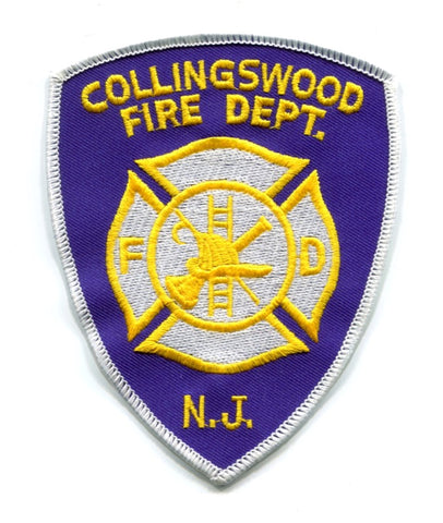 Collingswood Fire Department Patch New Jersey NJ