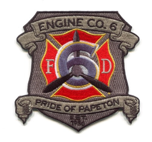 Colorado Springs Fire Department Engine 6 Patch Colorado CO
