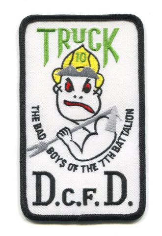 District of Columbia Fire Department DCFD Truck 10 Patch Washington DC