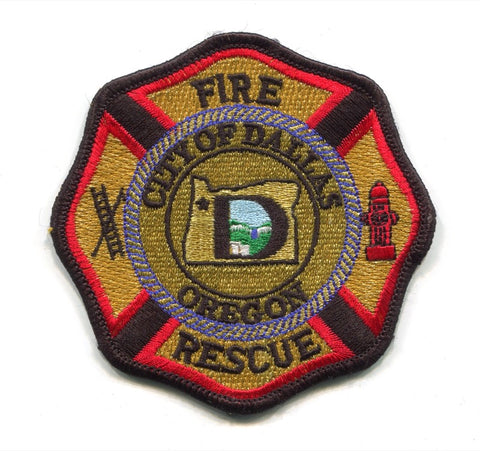 Dallas Fire Rescue Department Patch Oregon OR