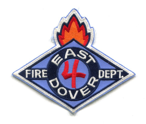 East Dover Fire Department 4 Patch New Jersey NJ