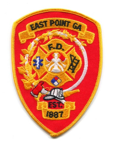 East Point Fire Department Patch Georgia GA 