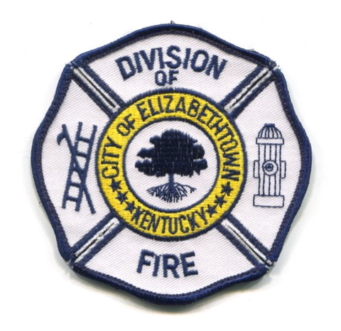 Elizabethtown Division of Fire Department Patch Kentucky KY