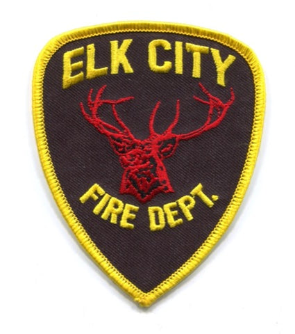 Elk City Fire Department Patch Oklahoma OK