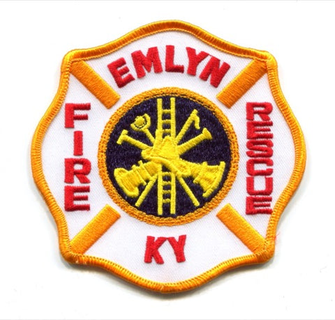 Emlyn Fire Rescue Department Patch Kentucky KY