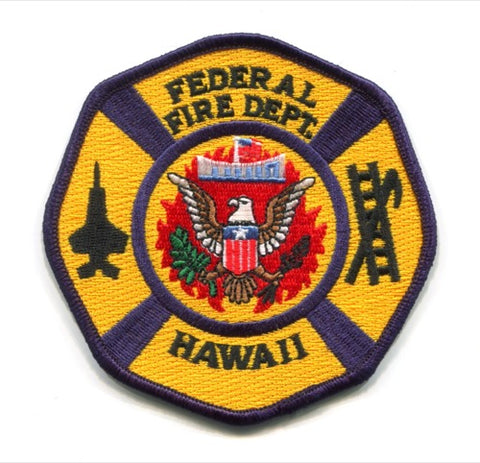 Federal Fire Department Patch Hawaii HI v6