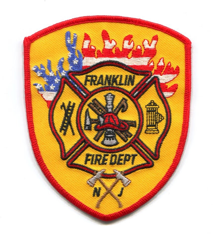 Franklin Fire Department Patch New Jersey NJ