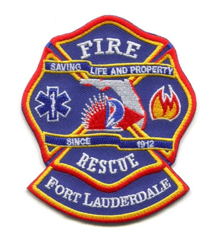 Fort Lauderdale Fire Rescue Department Patch Florida FL