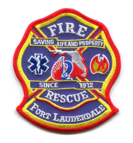 Fort Lauderdale Fire Rescue Department Patch Florida FL