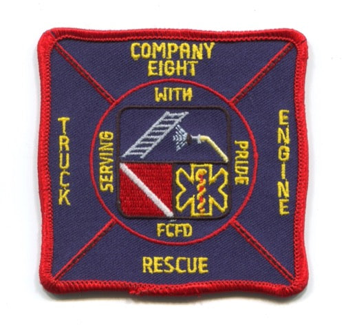 Fulton County Fire Department Company 8 Patch Georgia GA