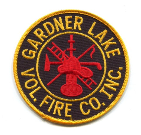 Gardner Lake Volunteer Fire Company Inc Patch Connecticut CT