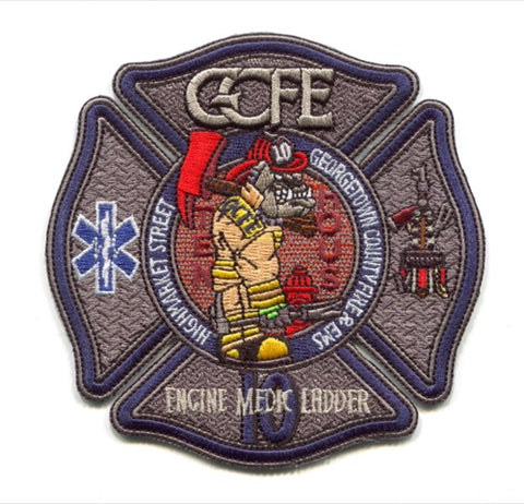 Georgetown County Fire EMS Department Station 10 Patch South Carolina SC