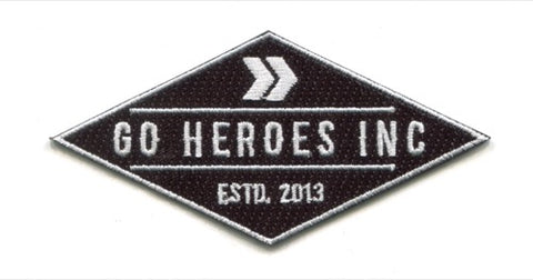 Go Heroes Inc Fire Rescue EMS Police Sheriff Military Patch Texas TX