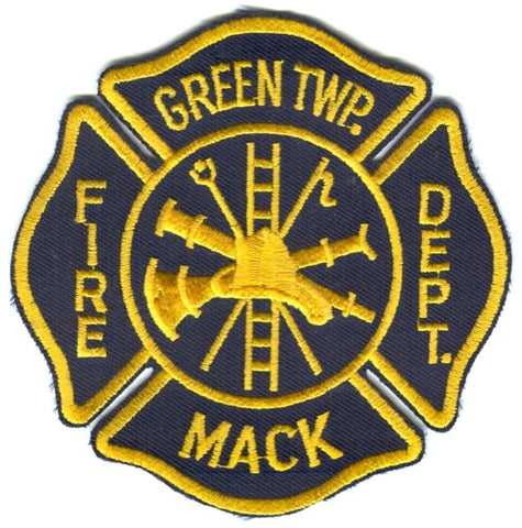 Green Township Mack Fire Department Patch Ohio OH