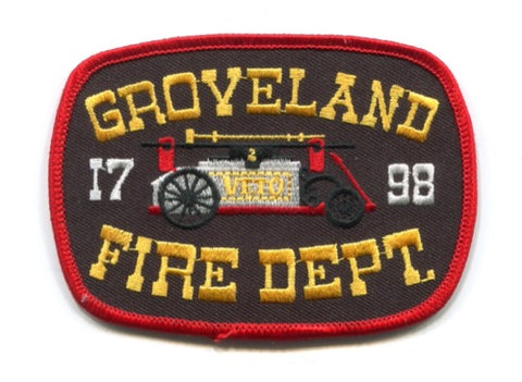 Groveland Fire Department Patch Massachusetts MA