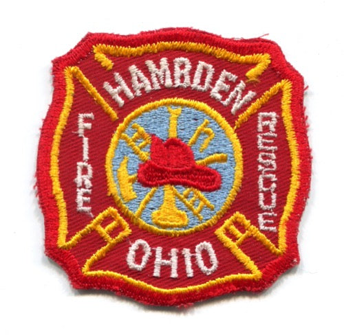 Hambden Fire Rescue Department Patch Ohio OH