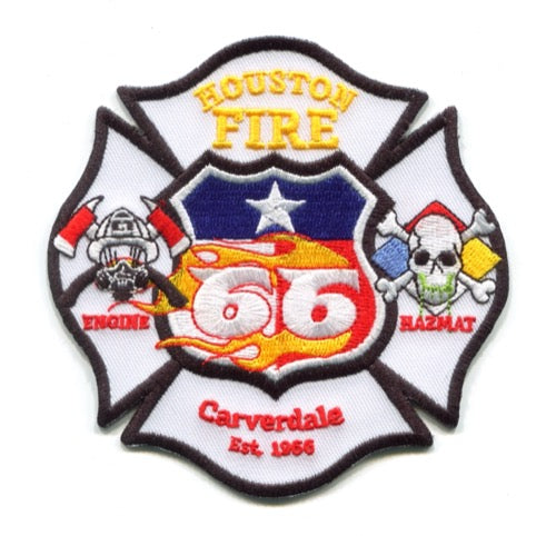 Houston Fire Department Station 66 Patch Texas TX