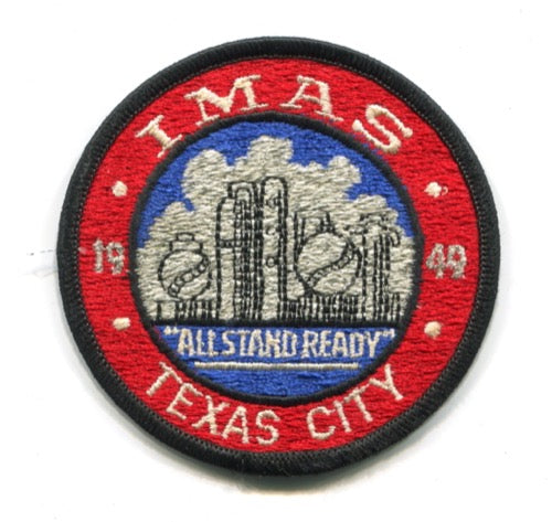 Industrial Mutual Aid System IMAS Fire Department Patch Texas TX