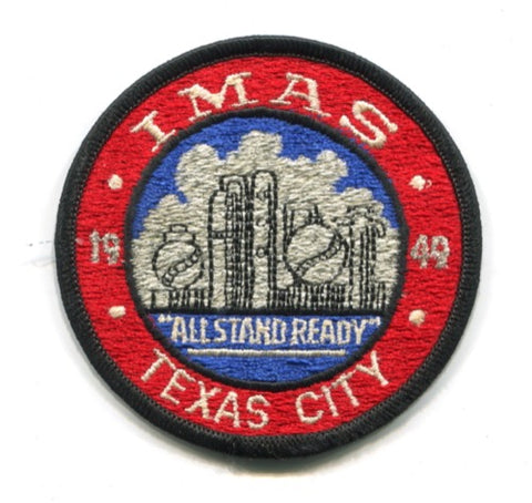 Industrial Mutual Aid System IMAS Fire Department Patch Texas TX